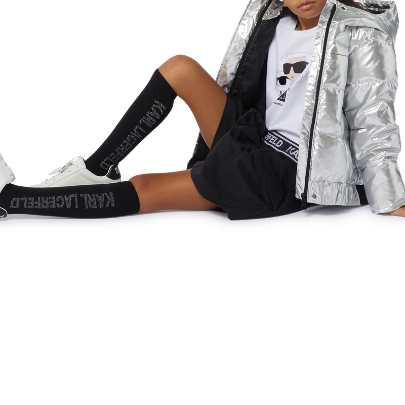 Langarmshirt mit Motiv KARL LAGERFELD KIDS 
                        M&Auml;DCHEN