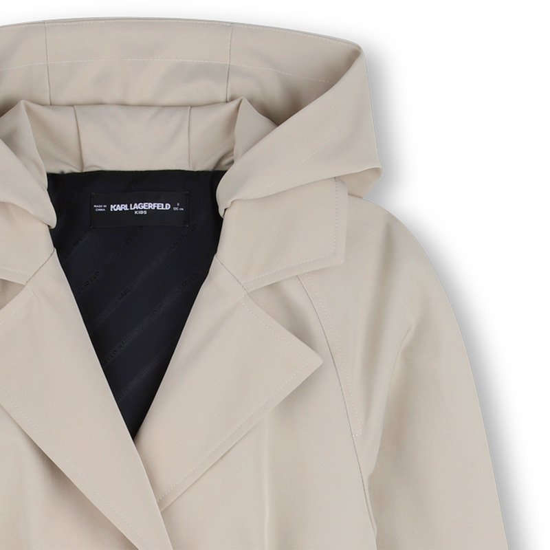 GEF&Uuml;TTERTER TRENCHCOAT KARL LAGERFELD KIDS 
                        M&Auml;DCHEN