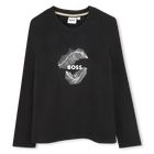 Shirt mit hohem Baumwollanteil BOSS 
                    M&Auml;DCHEN