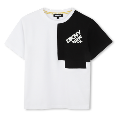 Weites T-Shirt mit Tasche DKNY UNISEX