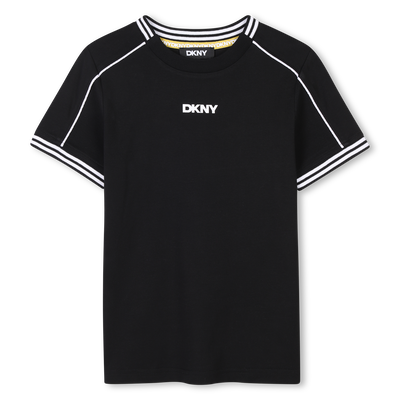 T-Shirt mit farbigen Streifen DKNY UNISEX