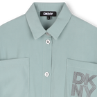 Kleid aus Twill DKNY 
                    M&Auml;DCHEN