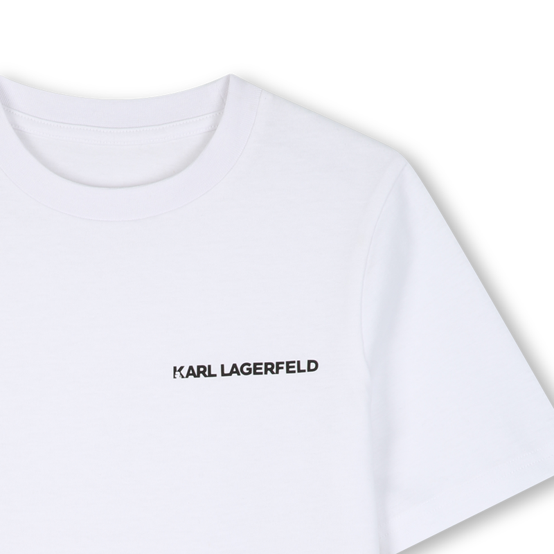 Set mit 2 kurz&auml;rmeligen t-shirts KARL LAGERFELD KIDS 
                        JUNGE