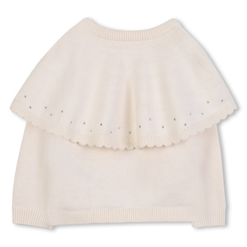 Cardigan aus Strick mit Umhang CHLOE 
                        M&Auml;DCHEN