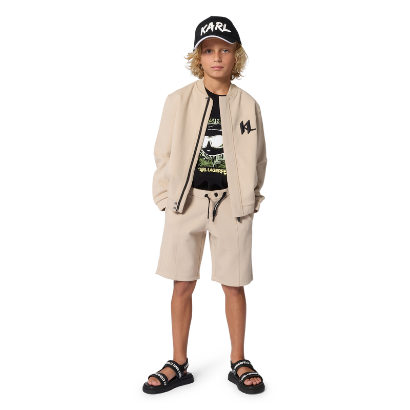 KAPPE MIT VERSTELLBAREM VERSCHLUSS KARL LAGERFELD KIDS 
                        JUNGE