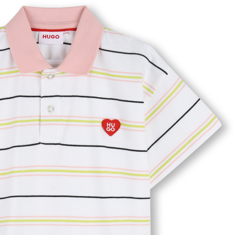 GESTREIFTES KLEID HUGO 
                        M&Auml;DCHEN