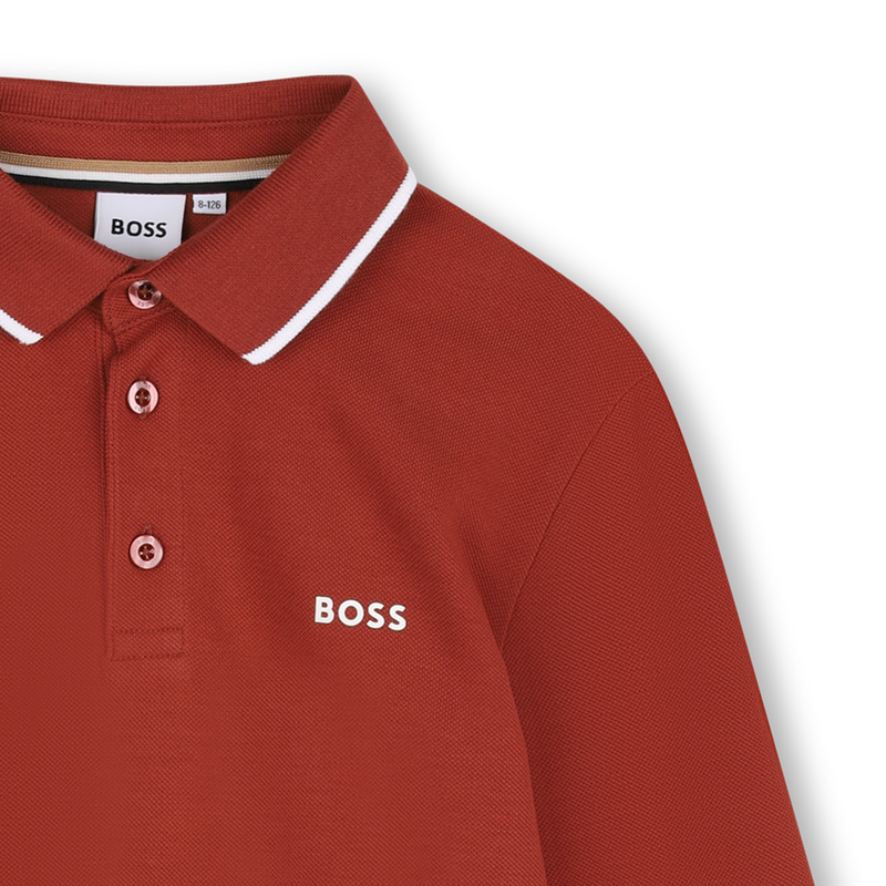 Langarm-Polo BOSS 
                        JUNGE