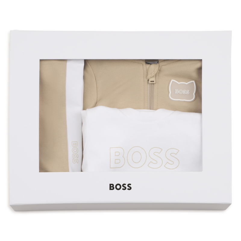 STRICKJACKE + HOSE + T-SHIRT-SET BOSS 
                        JUNGE