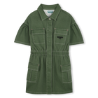 Safari-Kleid aus Baumwolle KENZO KIDS 
                    M&Auml;DCHEN