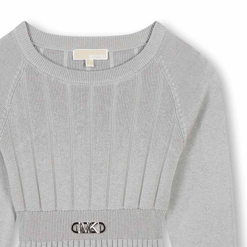 Lang&auml;rmeliges Strickkleid MICHAEL KORS 
                        M&Auml;DCHEN
