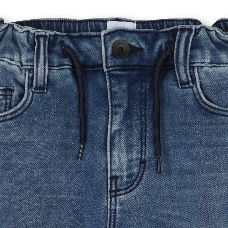 Jeansshorts mit Waschung