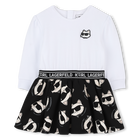Lang&auml;rmeliges Kleid KARL LAGERFELD KIDS 
                    M&Auml;DCHEN