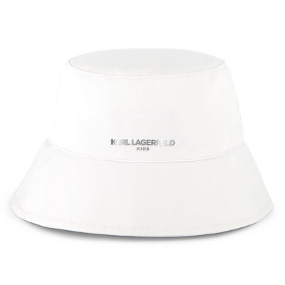 Bestickter Baumwoll-Fischerhut KARL LAGERFELD KIDS MÄDCHEN