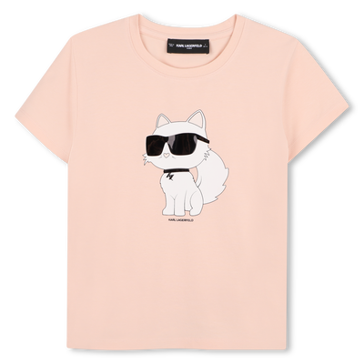 Kurz&auml;rmeliges t-shirt KARL LAGERFELD KIDS M&Auml;DCHEN