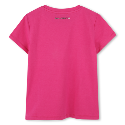 Kurzarm-T-Shirt KARL LAGERFELD KIDS MÄDCHEN