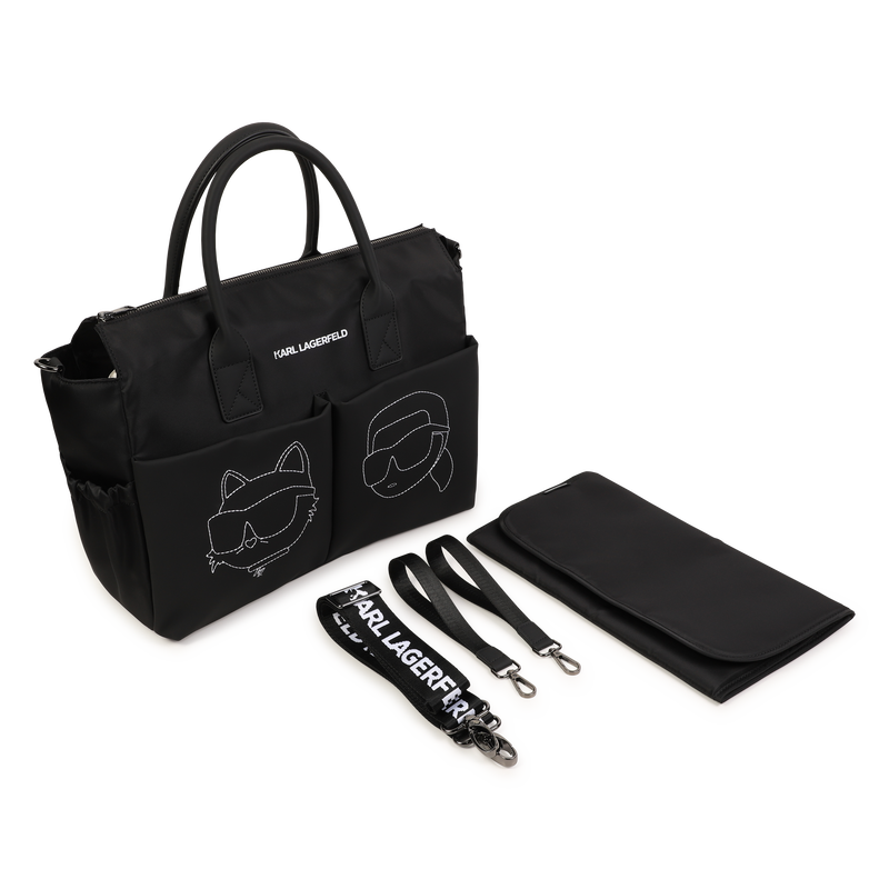 Bedruckte Wickeltasche KARL LAGERFELD KIDS 
                        UNISEX