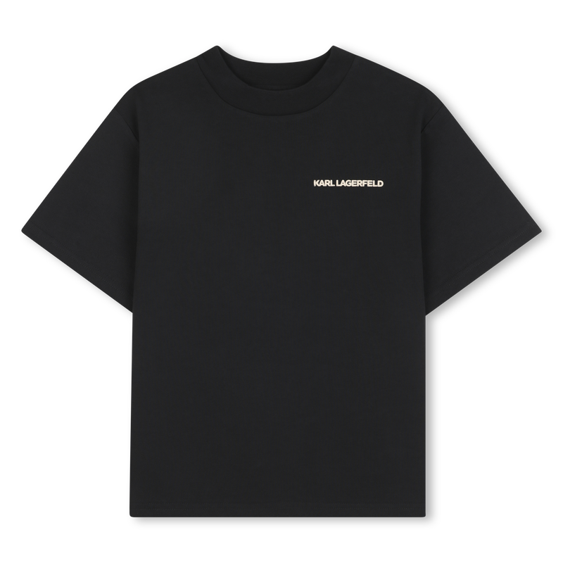T-Shirt aus schwerem Baumwolljersey KARL LAGERFELD KIDS 
                        JUNGE