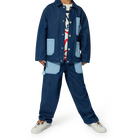 Bestickte Jeans mit Taschen KENZO KIDS 
                    JUNGE