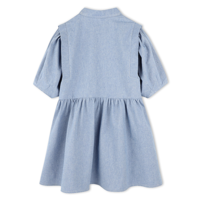 Hemdkleid aus Baumwolle KENZO KIDS 
                        M&Auml;DCHEN