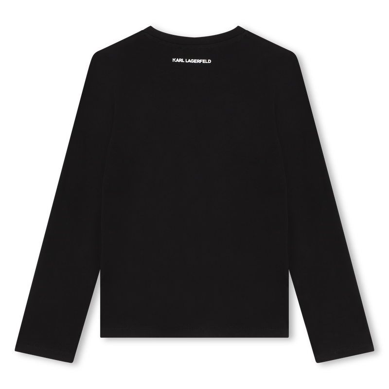 Langarmshirt mit Motiv KARL LAGERFELD KIDS 
                        M&Auml;DCHEN