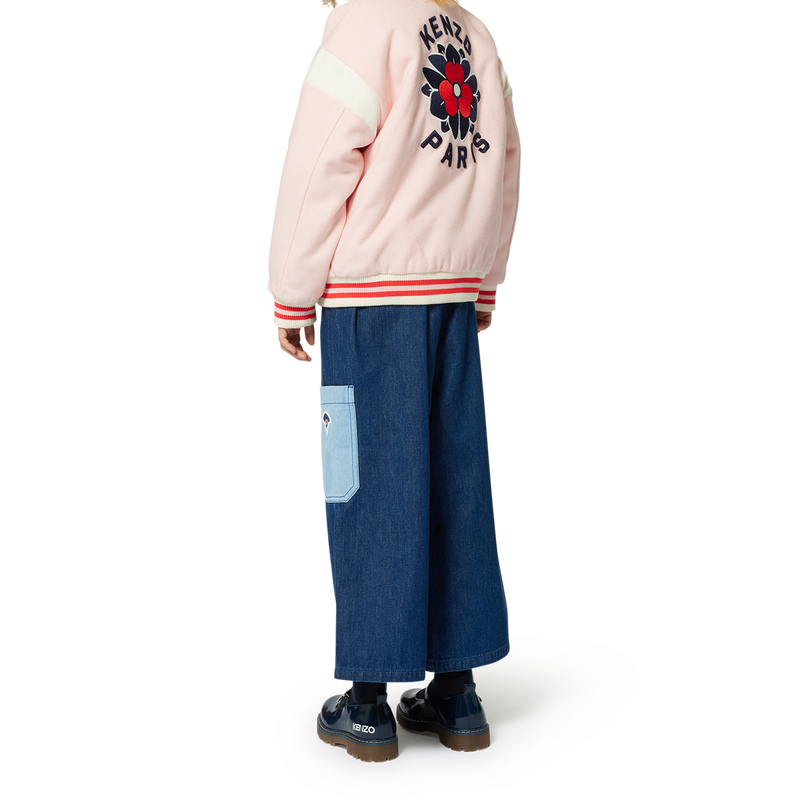 Woll-Jacke mit Stickerei KENZO KIDS 
                        M&Auml;DCHEN