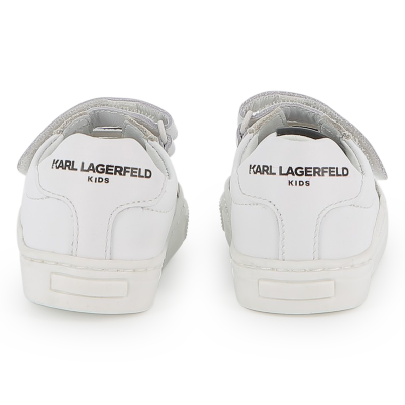 Low-Top-Sneaker aus Rindsleder KARL LAGERFELD KIDS 
                        UNISEX