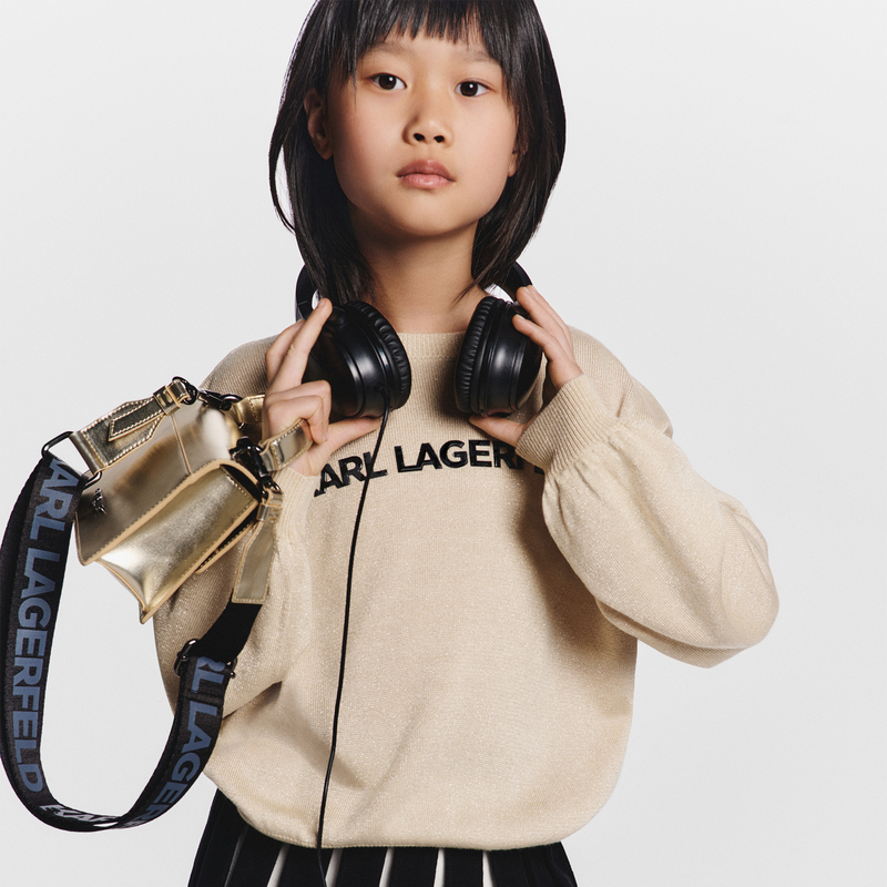 Strickpullover KARL LAGERFELD KIDS 
                        M&Auml;DCHEN