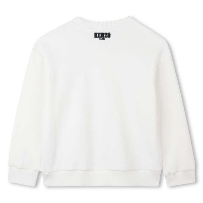 Fleece-Sweatshirt in Frottee-Optik KENZO KIDS 
                        JUNGE
