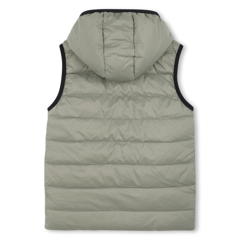 Daunenjacke mit Kapuze in Flann-Optik BOSS 
                        JUNGE