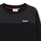 Sweatshirt mit Rundhalsausschnitt HUGO 
                    JUNGE