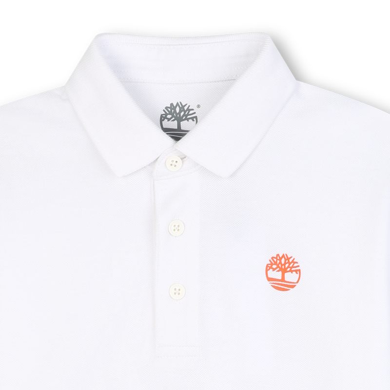 Kurz&auml;rmeliges Poloshirt aus Baumwolle TIMBERLAND 
                        JUNGE