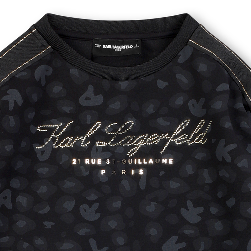 Langärmeliges Kleid KARL LAGERFELD KIDS 
                        MÄDCHEN