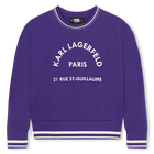 Sweatshirt mit Motiv KARL LAGERFELD KIDS 
                    M&Auml;DCHEN