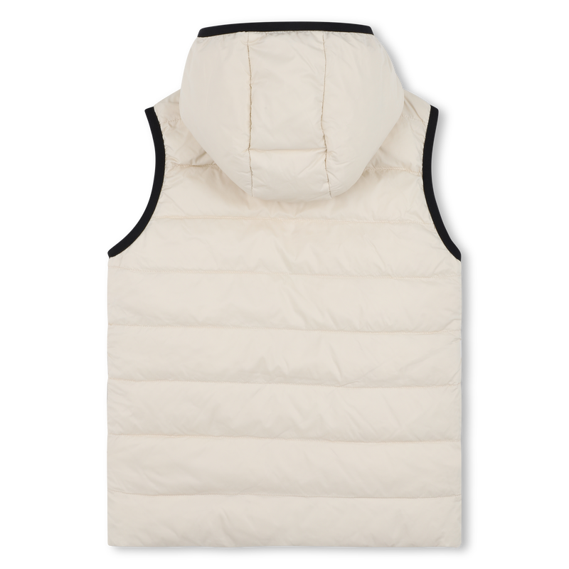 Daunenjacke mit Kapuze in Flann-Optik BOSS 
                        JUNGE