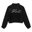 Jacke mit plissierten &auml;rmeln KARL LAGERFELD KIDS 
                    M&Auml;DCHEN