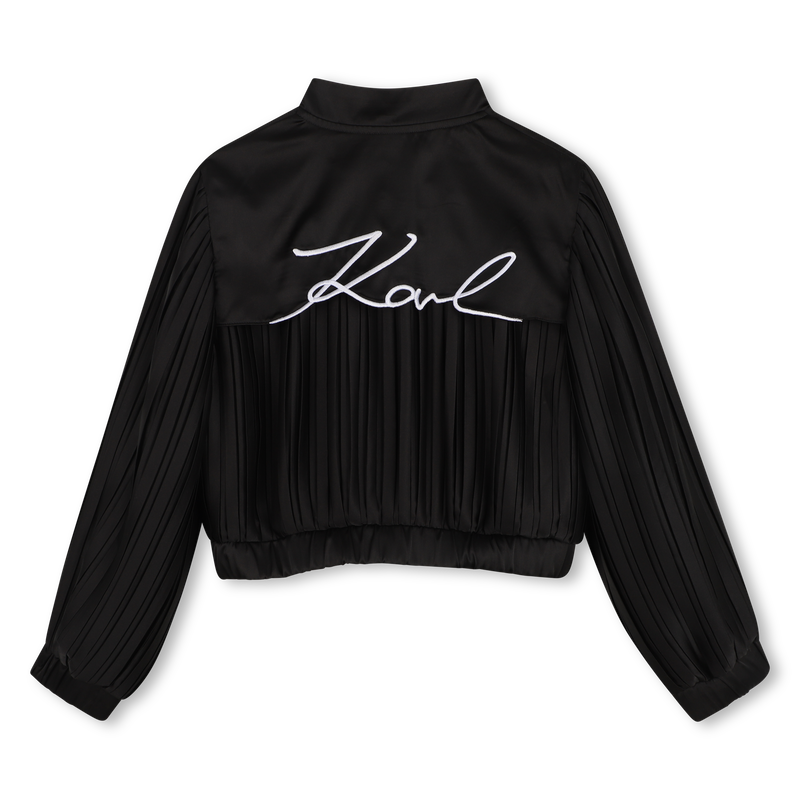 Jacke mit plissierten &auml;rmeln KARL LAGERFELD KIDS 
                        M&Auml;DCHEN
