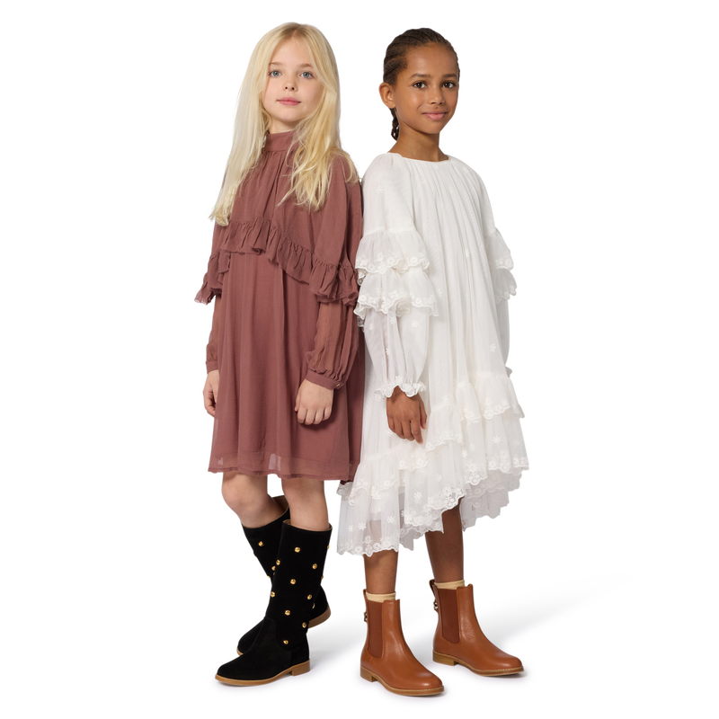 Stiefel aus Kalbsveloursleder CHLOE 
                        M&Auml;DCHEN