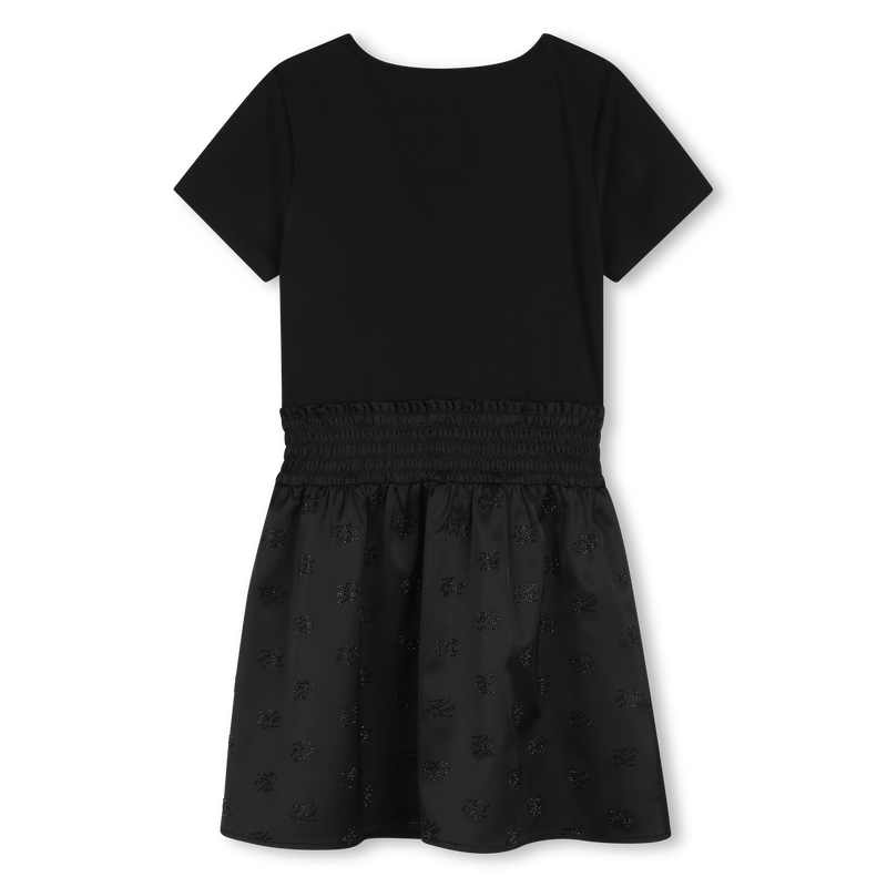 Kurzarmkleid KARL LAGERFELD KIDS 
                        M&Auml;DCHEN