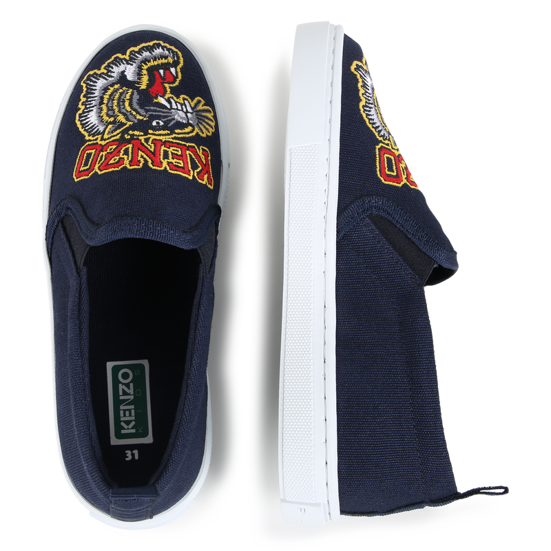 Schuhe mit Tigerstickerei KENZO KIDS 
                        UNISEX