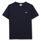 T-Shirt mit kurzen &Auml;rmeln, MARINE, hi-res