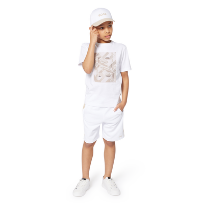 T-Shirt aus Baumwolle BOSS JUNGE