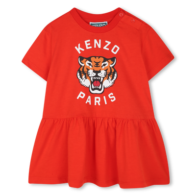 Kurz&auml;rmliges Kleid KENZO KIDS M&Auml;DCHEN