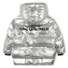 Steppjacke mit Kapuze KARL LAGERFELD KIDS 
                    M&Auml;DCHEN