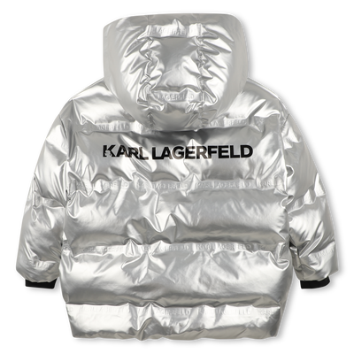 Steppjacke mit Kapuze KARL LAGERFELD KIDS M&Auml;DCHEN