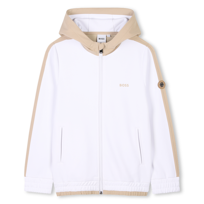 Sweatshirt aus 2 Materialien BOSS 
                        JUNGE