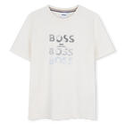 T-Shirt mit kurzen &Auml;rmeln, ELFENBEIN, hi-res
