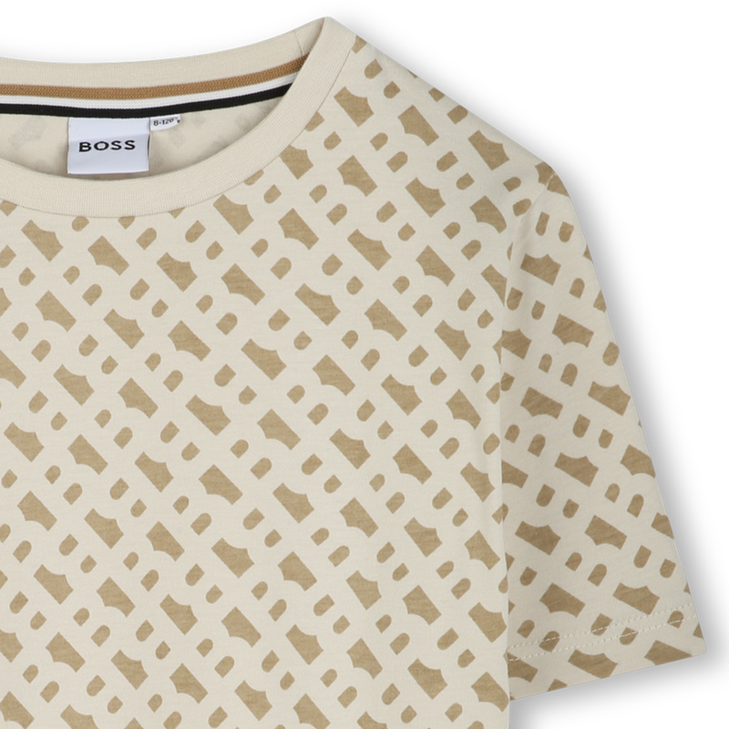 T-Shirt mit Logomuster BOSS 
                        JUNGE