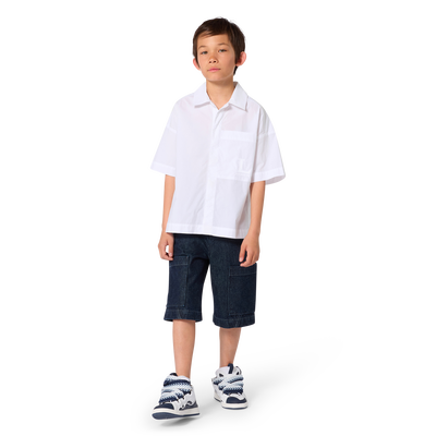 KURZ&Auml;RMELIGES HEMD LANVIN JUNGE