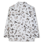 Gestreifte und bedruckte jacke MARC JACOBS 
                    JUNGE