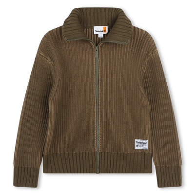 Strickcardigan mit Zip TIMBERLAND JUNGE